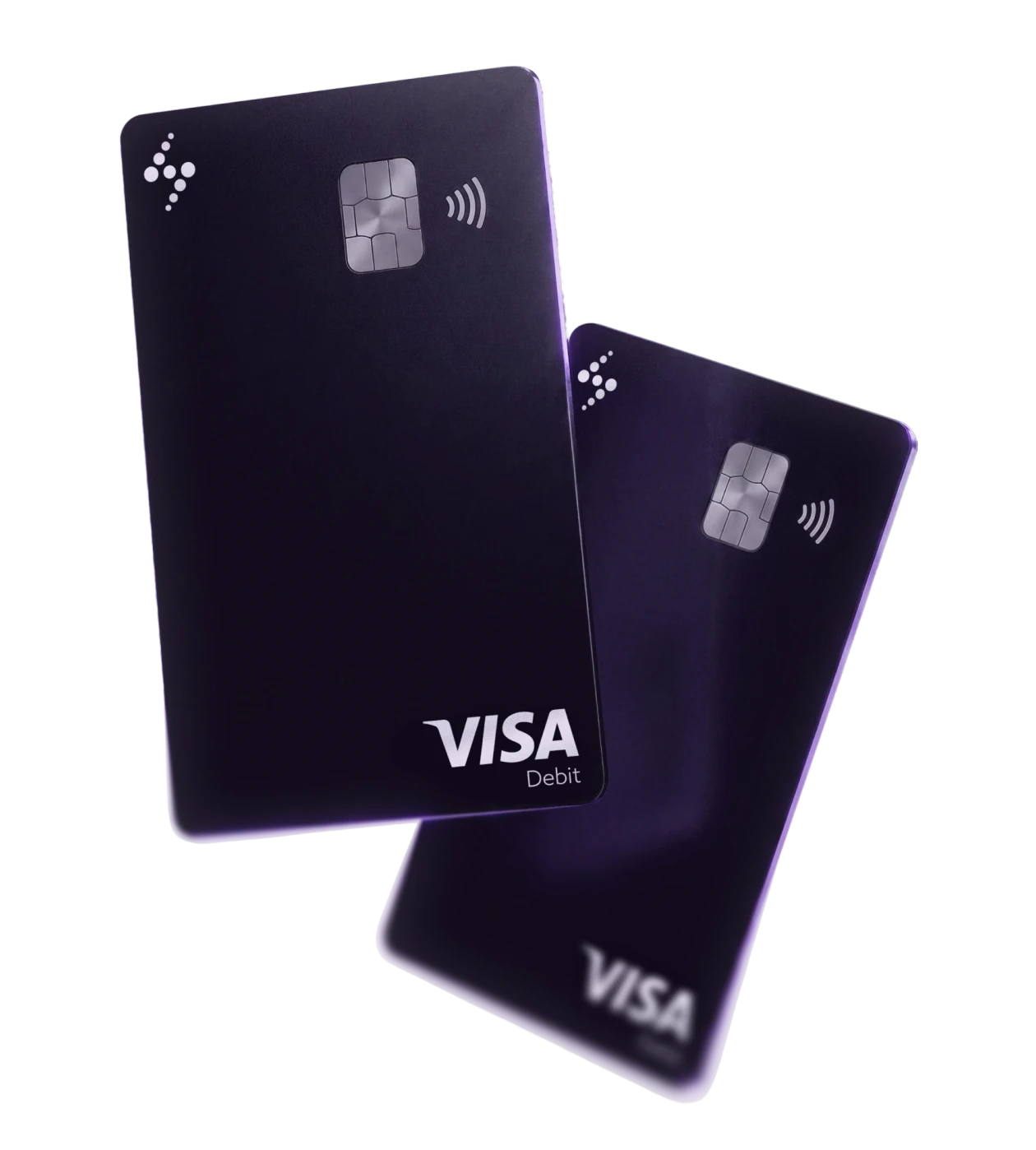 Two Invity Visa debit cards